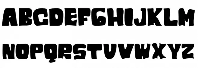 ROMAN SHINE Schriftart Groß
