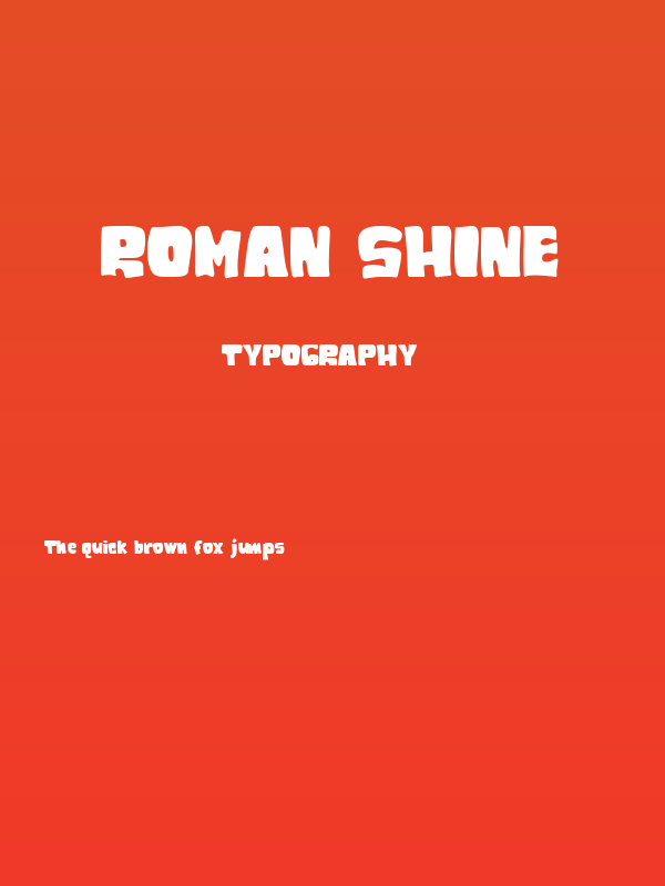 ROMAN SHINE Poster