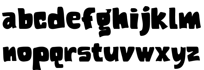 ROMAN SHINE Font LOWERCASE