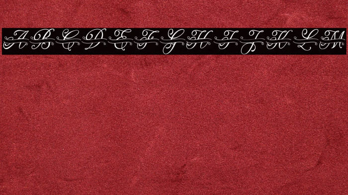 ROMANTIC LOVES MONOGRAM Example 1