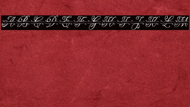 ROMANTIC LOVES MONOGRAM Example 1