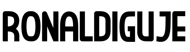 RONALDI GUJE  Frei Schriftart Herunterladen