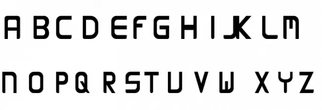 RONIUM Demo Schriftart Kleinbuchstaben