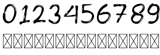 ROODY LAST Font OTHER CHARS