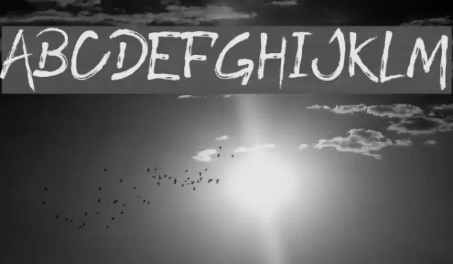 ROODY LAST Font examples