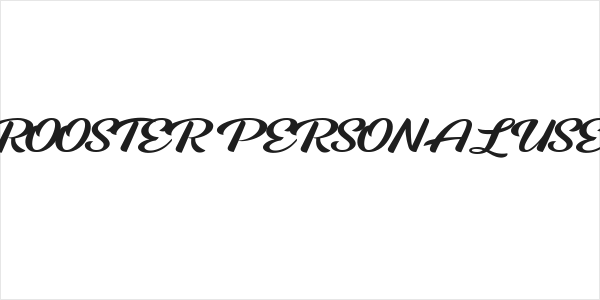 ROOSTER PERSONAL USE Logo