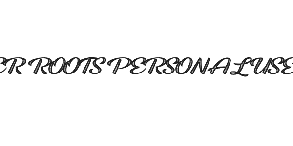 ROOSTER ROOTS PERSONAL USE Regular Logo