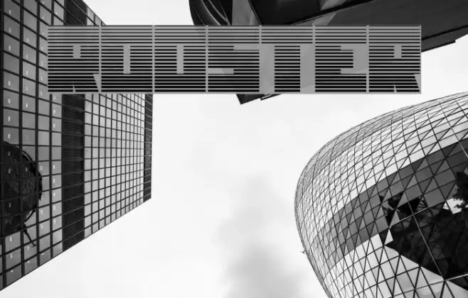 ROOSTER Font examples