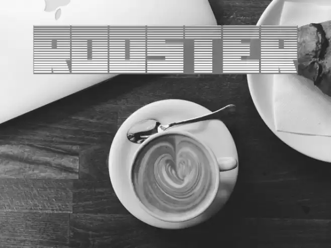 ROOSTER Font examples