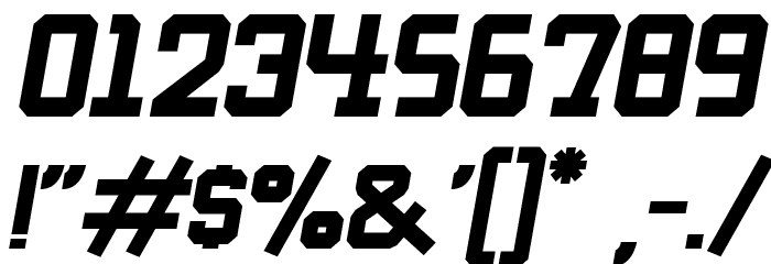 ROQUERO Italic Font OTHER CHARS