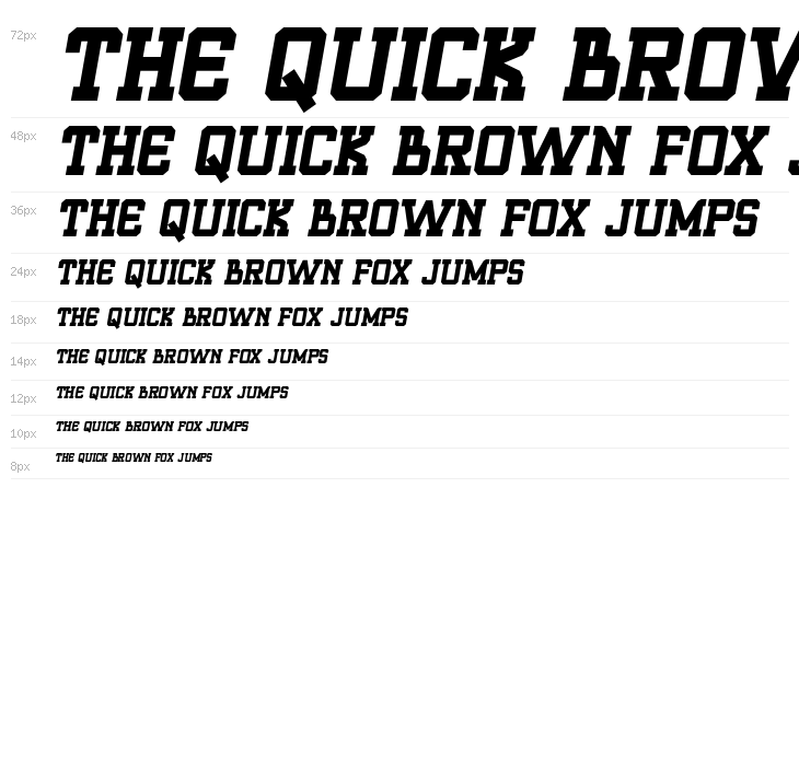 ROQUERO Italic Waterfall