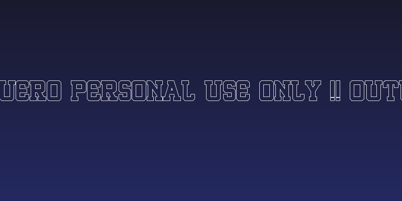 ROQUERO Personal Use Only !! Outline Social Header