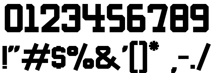 ROQUERO Font OTHER CHARS