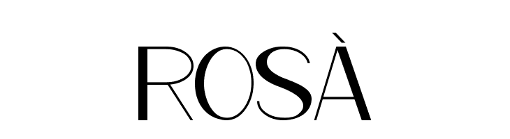 ROSÀ  नि: शुल्क फ़ॉन्ट्स डाउनलोड