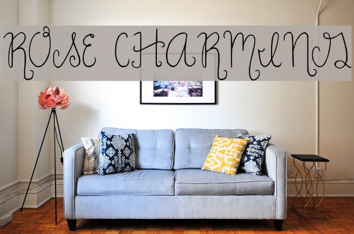 ROSE CHARMING Font examples