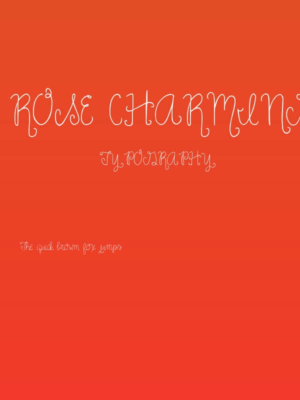 ROSE CHARMING Poster