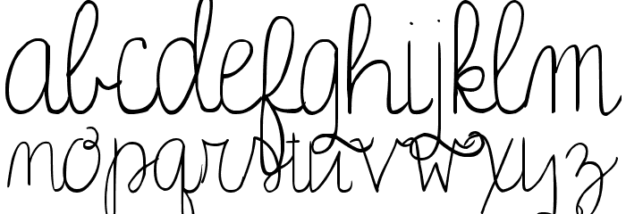 ROSE CHARMING Font LOWERCASE