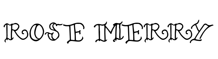 ROSE MERRY  Free Fonts Download