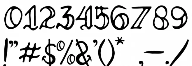 ROSE MERRY Font OTHER CHARS