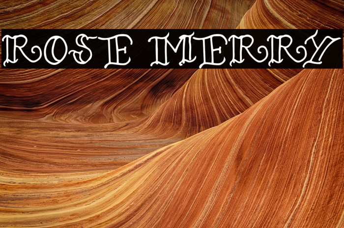 ROSE MERRY Example 1