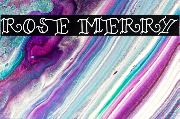 ROSE MERRY Example 3