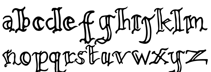ROSE MERRY Font LOWERCASE