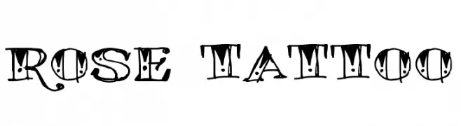 ROSE TATTOO  font caratteri gratis