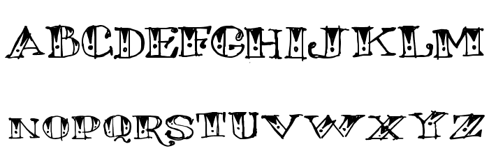 ROSE TATTOO Font LOWERCASE