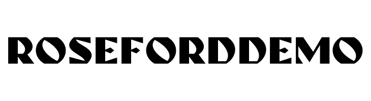 ROSEFORD DEMO  Free Fonts Download