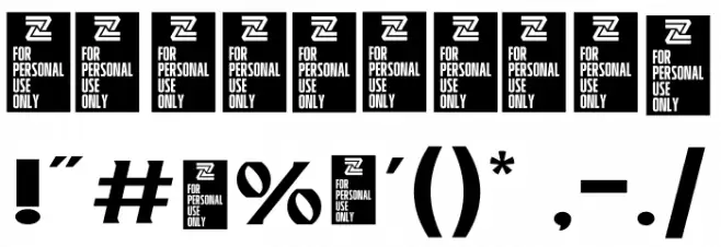 ROSEFORD DEMO Font OTHER CHARS