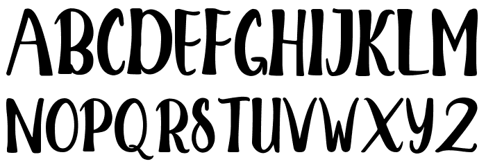 ROSELAND Font LOWERCASE