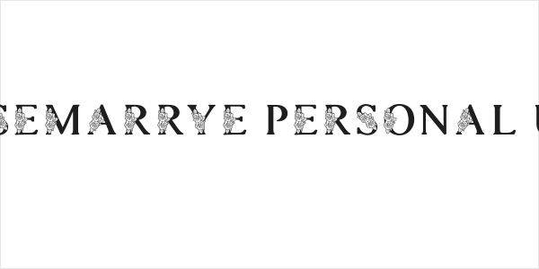 ROSEMARRYE PERSONAL USE Logo