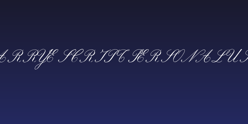 ROSEMARRYE SCRIPT PERSONAL USE Italic Social Header