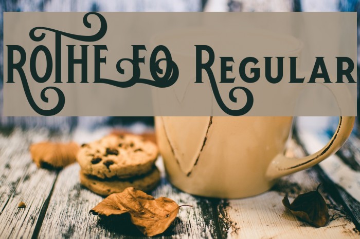 ROTHE DEMO Regular Font examples
