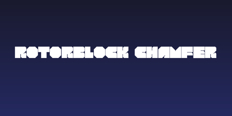 ROTORblock Chamfer Social Header