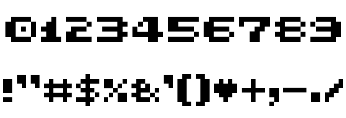 ROTORboy Font OTHER CHARS