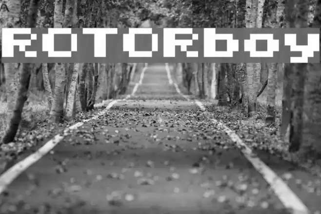 ROTORboy Font examples