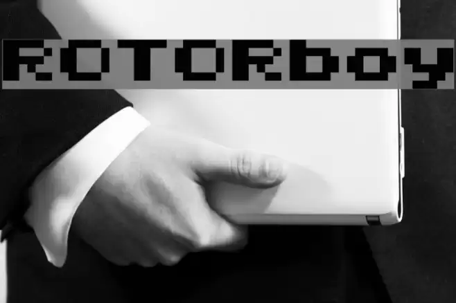 ROTORboy Font examples