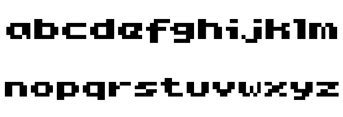 ROTORboy Font LOWERCASE