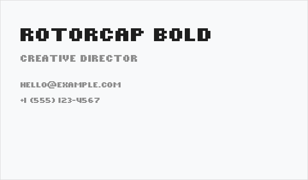 ROTORcap Bold Business Card