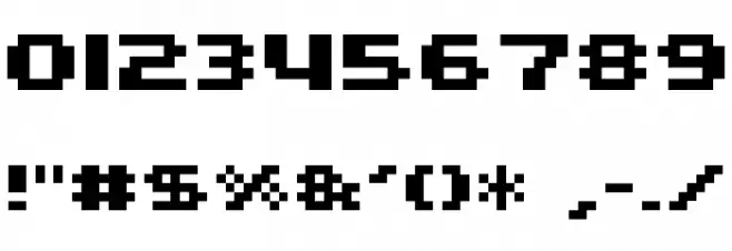 ROTORcap Extended Bold Font OTHER CHARS