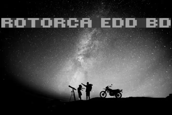 ROTORcap Extended Bold Font examples