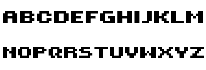 ROTORcap Extended Bold Font LOWERCASE