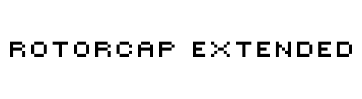 ROTORcap Extended  font caratteri gratis
