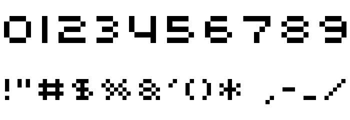 ROTORcap Extended Font OTHER CHARS