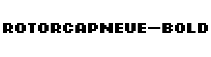 ROTORcapNeue-Bold Font