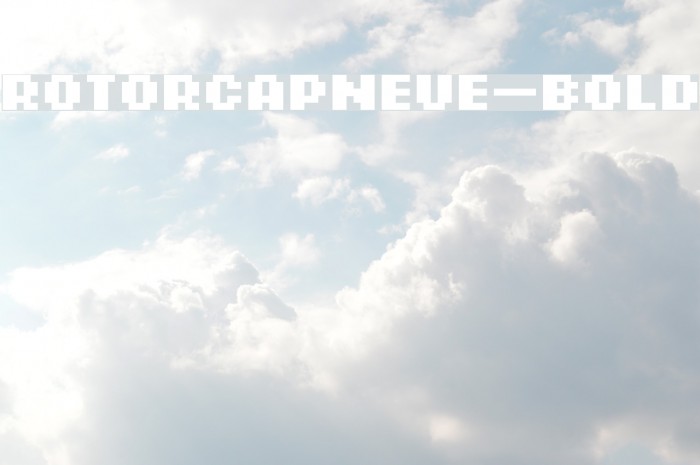 ROTORcapNeue-Bold Font examples
