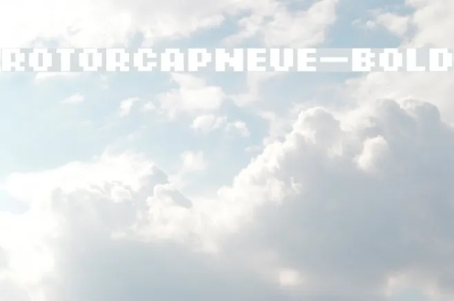 ROTORcapNeue-Bold Example 1
