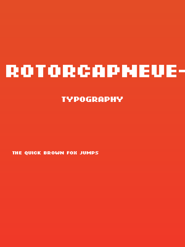 ROTORcapNeue-Bold Poster