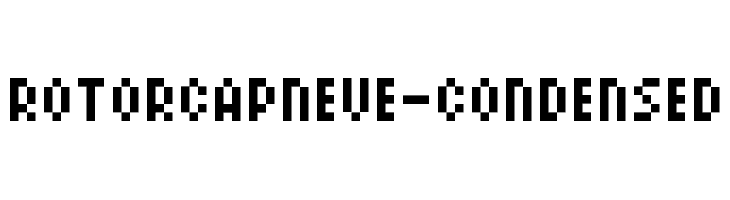 ROTORcapNeue-Condensed Font